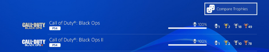 #1 New! Bo1 Bo2 Trophy Unlocks PS4 Only