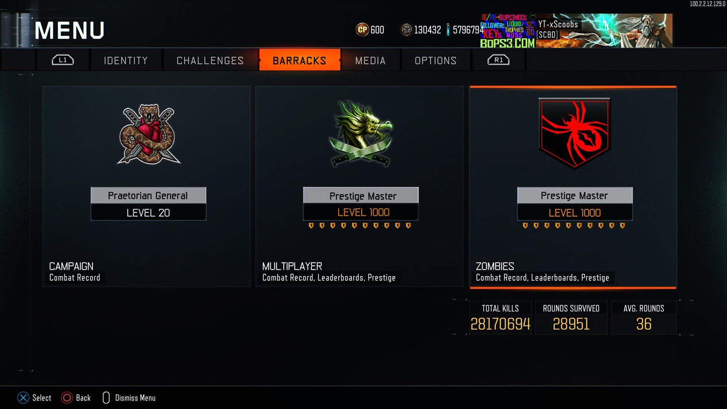 #2 Bo3 Premium 1000 Pack - Playstation 4/5