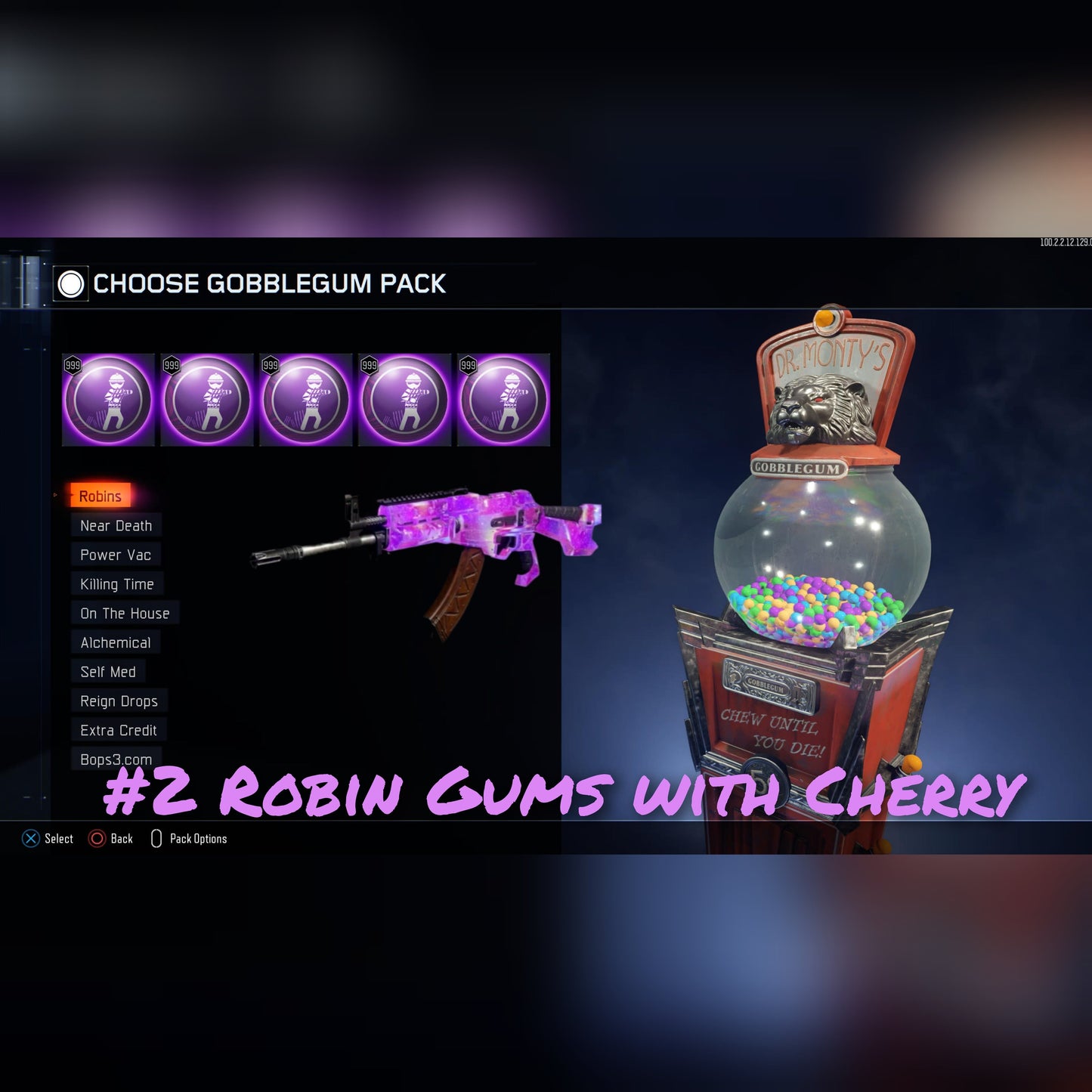 #6 Bo3 Robin Gum Packs - Playstation 4/5