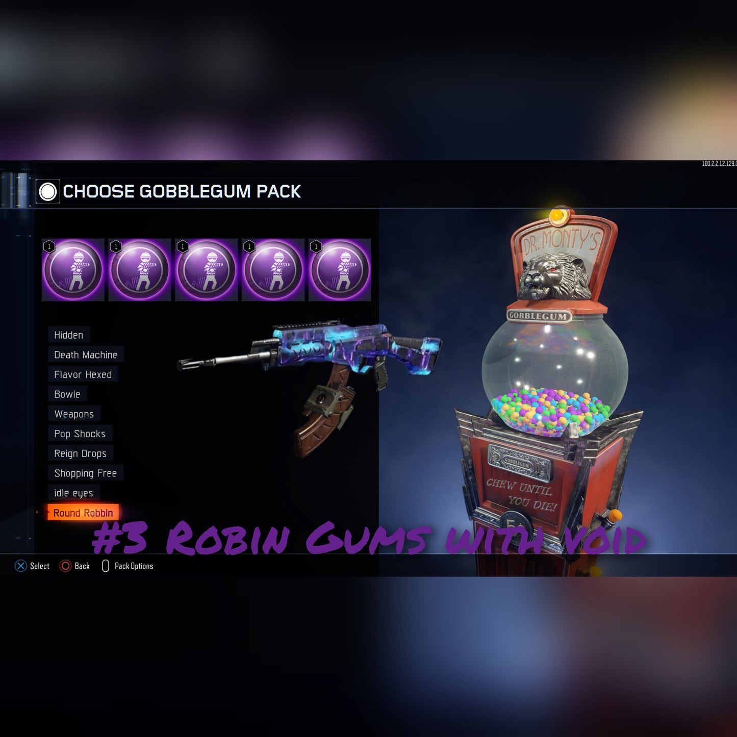 #6 Bo3 Robin Gum Packs - Playstation 4/5
