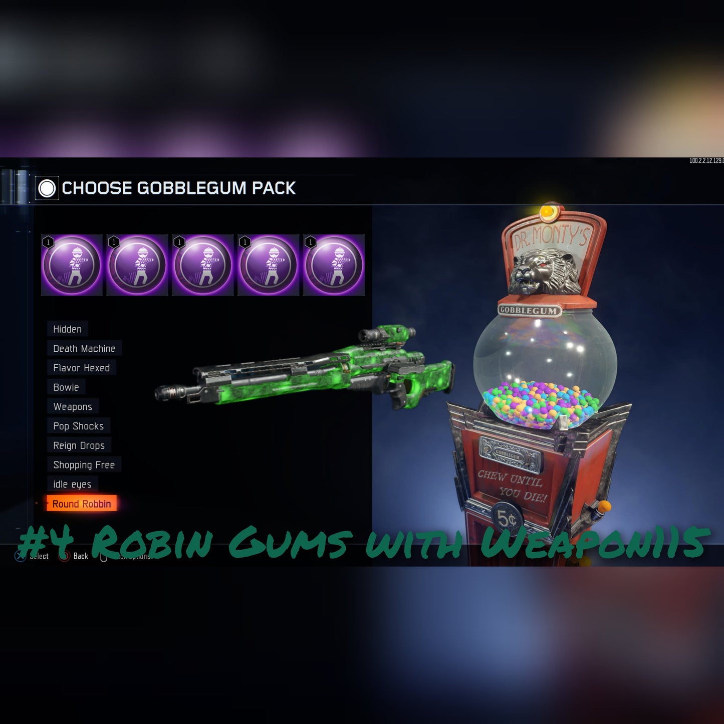 #6 Bo3 Robin Gum Packs - Playstation 4/5