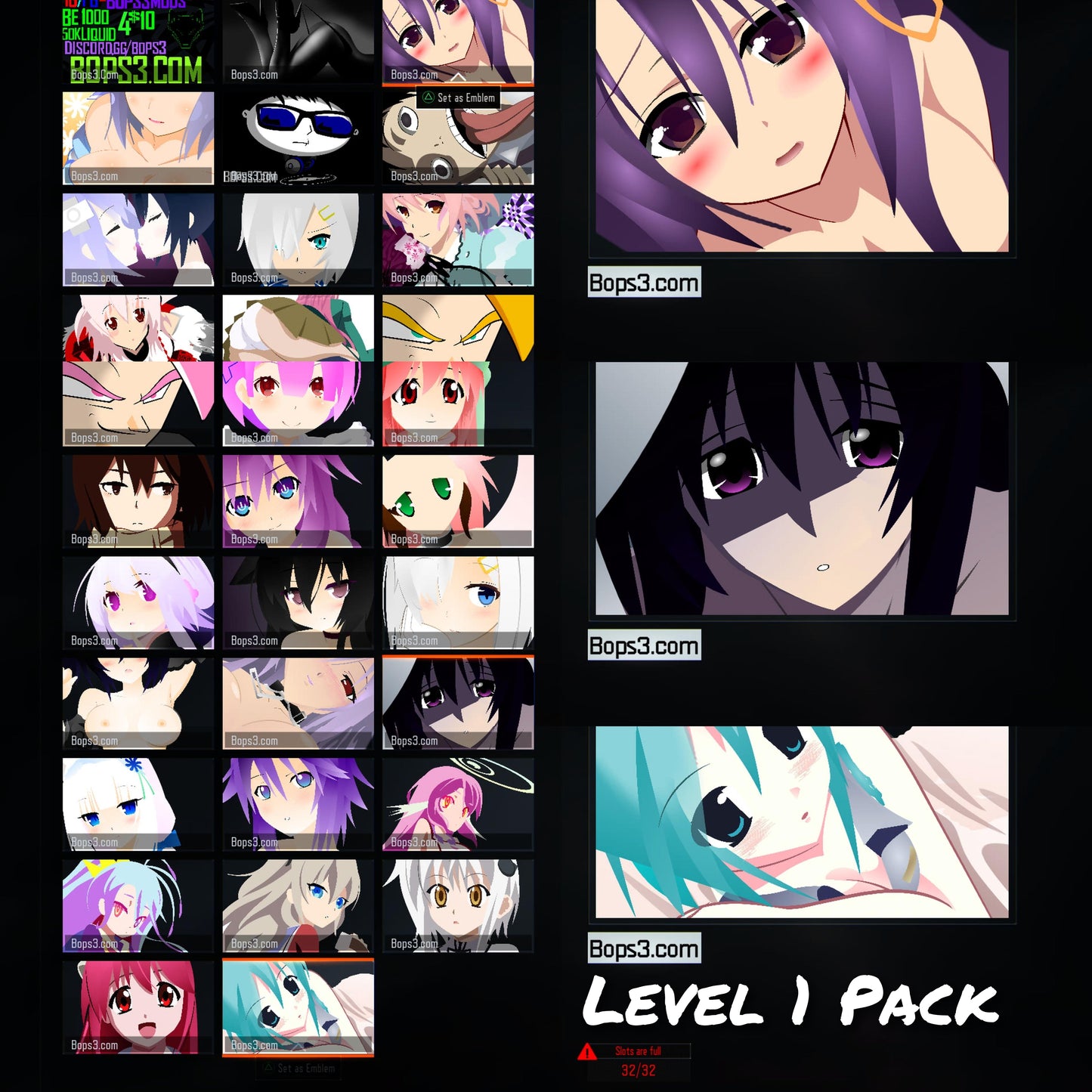 #8 Bo3 Emblem Pack - Playstation 4/5