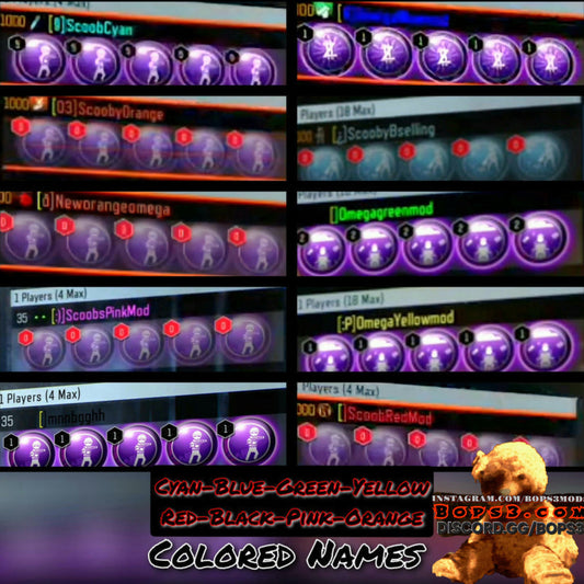 #3 Bo3 Colored Names/Modded Clan Tags