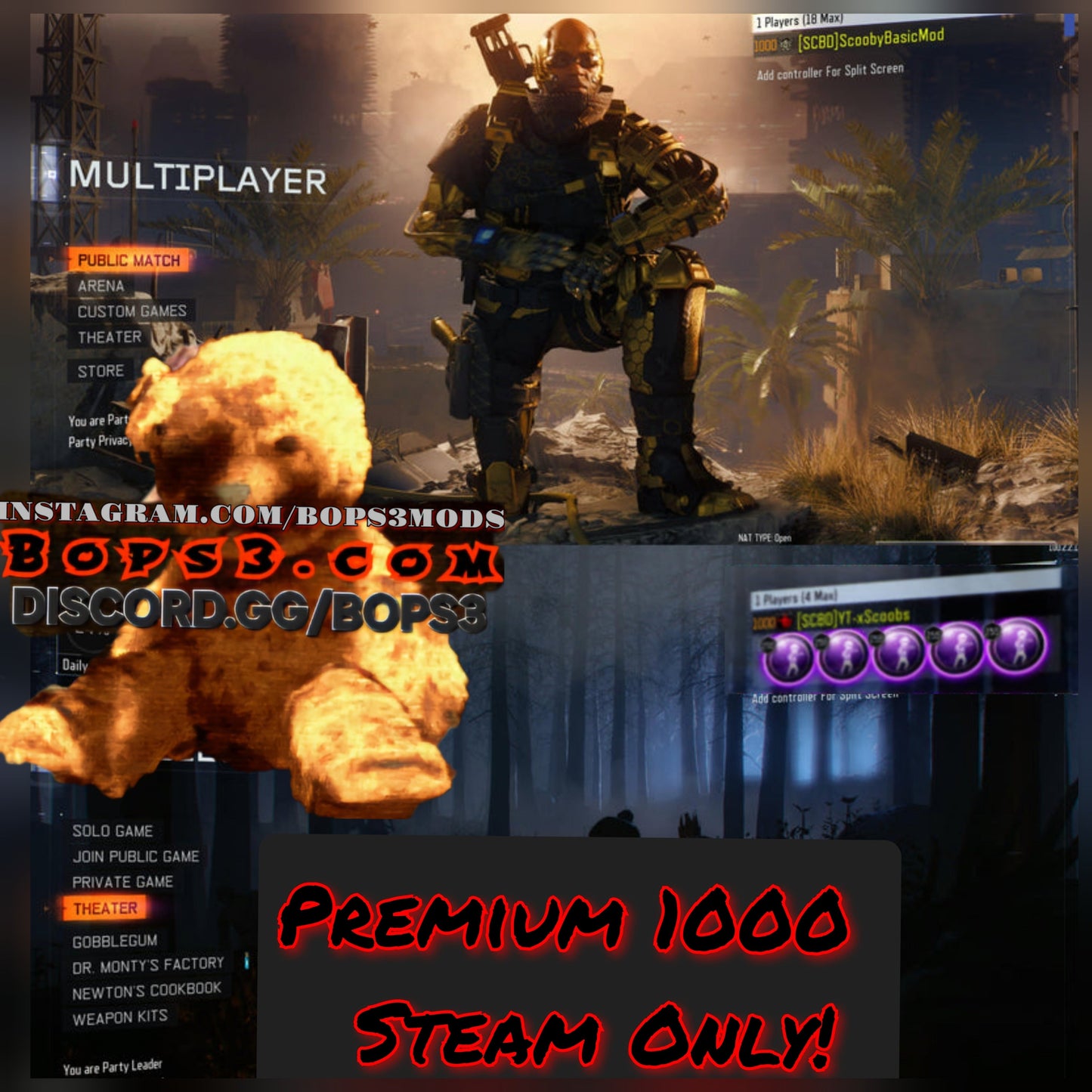#7 Bo3 Premium 1000 Pack - Steam Only (PC)
